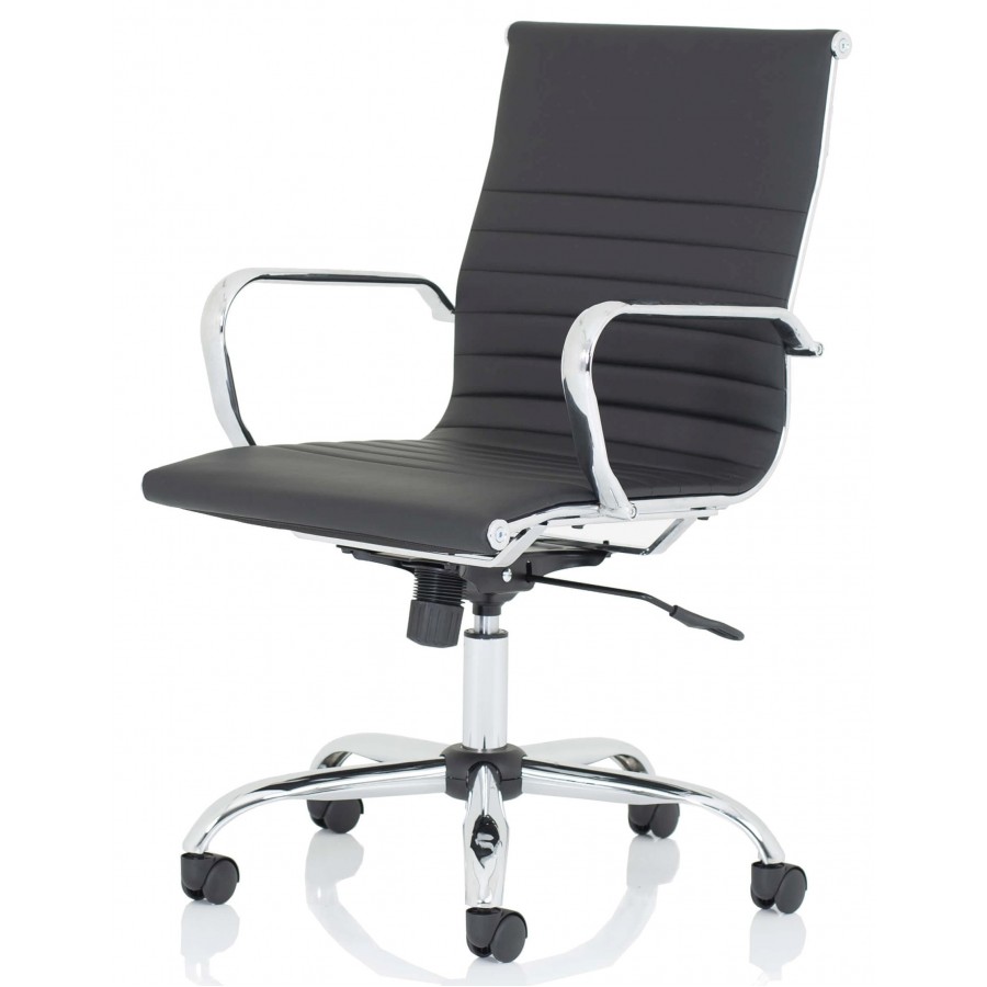 Nola Leather Medium Back Executive Chair 